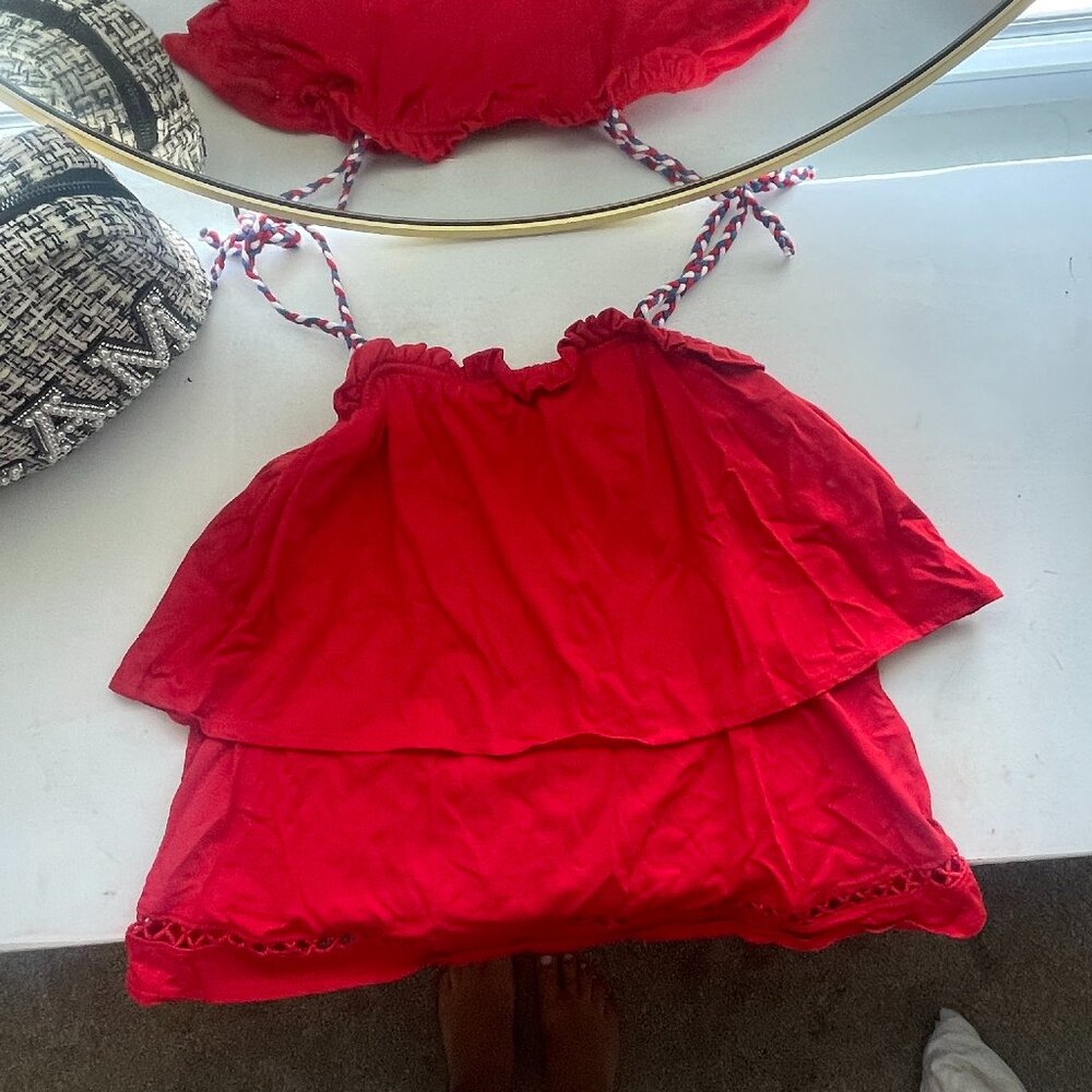 Cute Red Patriotic Tanktop (Price Negotiable)